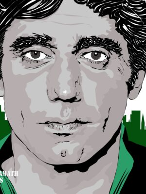 JOE NAMATH NYC SKYLINE