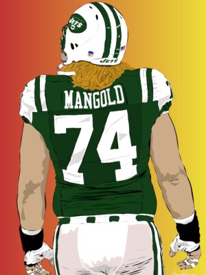 #74 NICK MANGOLD NY JETS