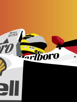 SENNA IN CAR