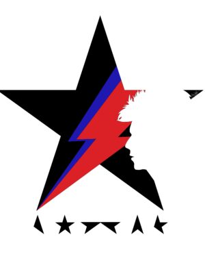 BOWIE BLACK STAR TATTOO